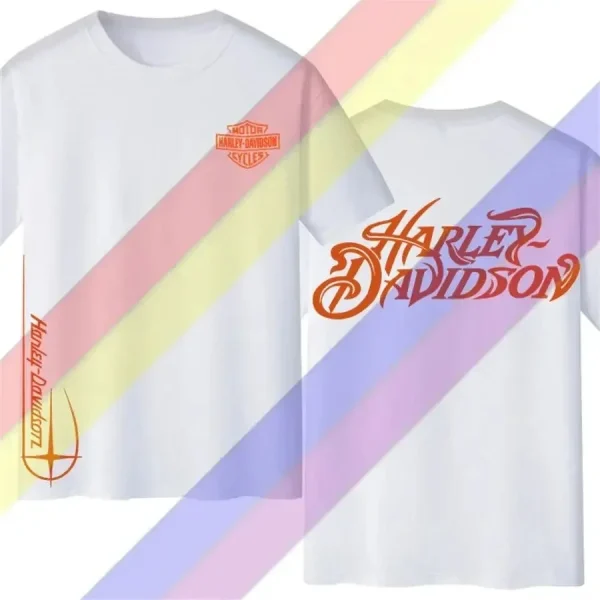 2025 Men Women T Shirt Casual Davidsons Motorcycle Est T-shirt Graphic Sports Tops Harleys Comfortable Streetwear S-3XL - Image 2
